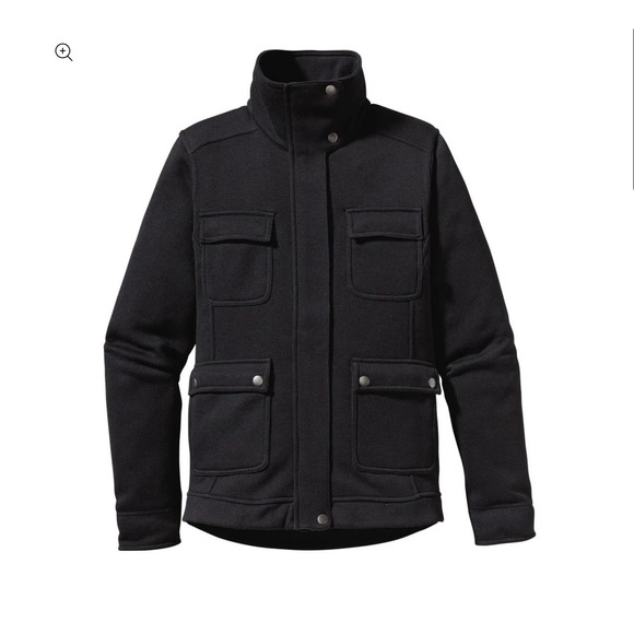 Patagonia Jackets & Blazers - Patagonia W's Women's Better Sweater Jacket 25530 Black Multi Pocket Zip Up Sz S